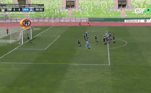 Golazo de San Marcos al Chago Morning… no cobrado.