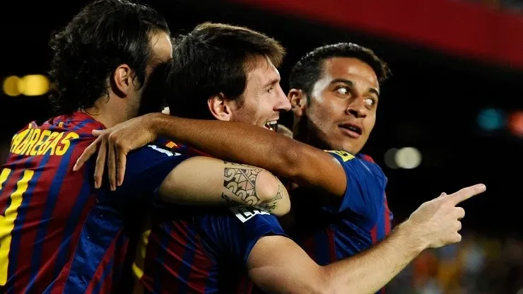 Thiago Alcántara en el Barcelona