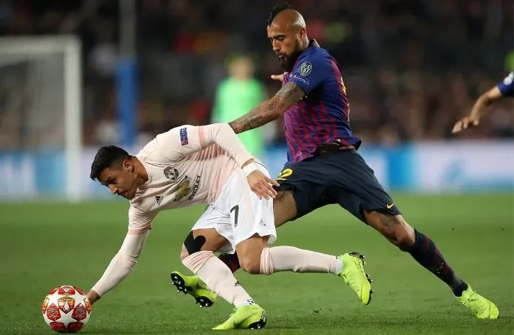 Arturo Vidal y Alexis Sánchez en el Inter