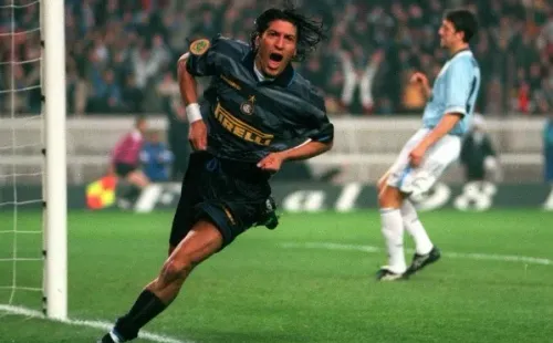 Zamorano marcó 40 goles en 148 partidos con el Inter.
