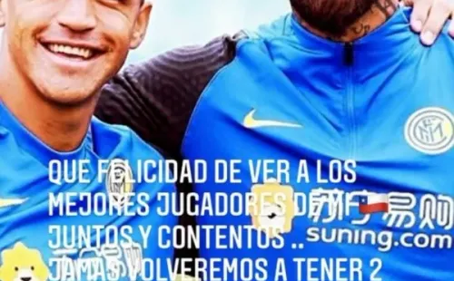 Vidal y Alexis en la cuenta de Instagram de Mauricio Isla (Instagram)