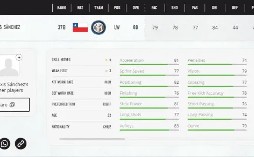 Habilidades de Sánchez en FIFA 21