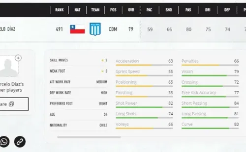 Marcelo Díaz en FIFA 21