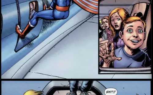 La escena del avión en “The Boys”.(1)