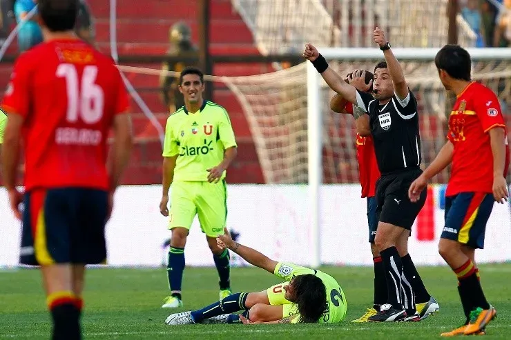 Dos meses fuera de las canchas estuvo fueraEzequiel Videla tras la lesión que sufrió en el duelo ante Unión Española. | Foto: Agencia Uno.