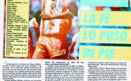 “La fe lo puso de pie” titulaba una de las revistas de la época cuando Lobos volvió a jugar tras la doble lesión. | Foto: Diario de Atacama.
