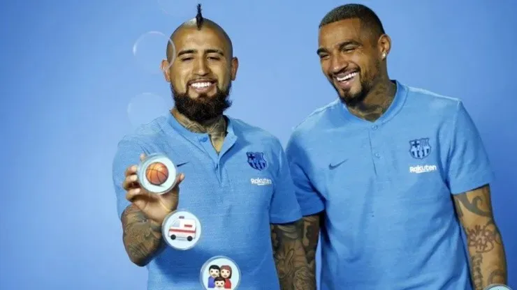 Vidal y los hermanos Boateng