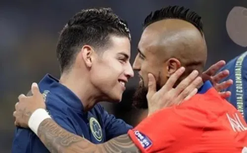 James Rodríguez y su amistad con Arturo Vidal
