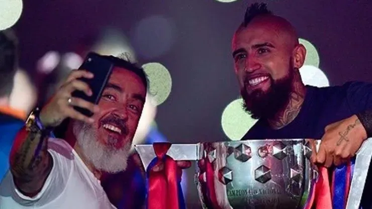 Juan Ángel Ramírez y Arturo Vidal