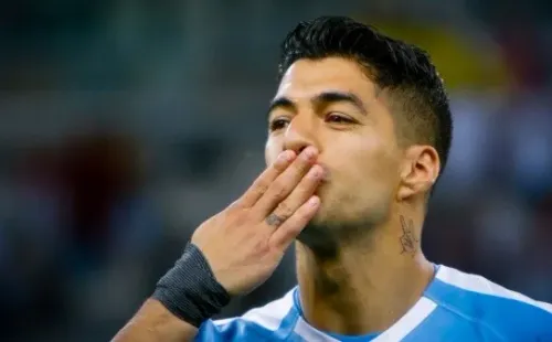 Luis Suárez, delantero de la selección uruguaya