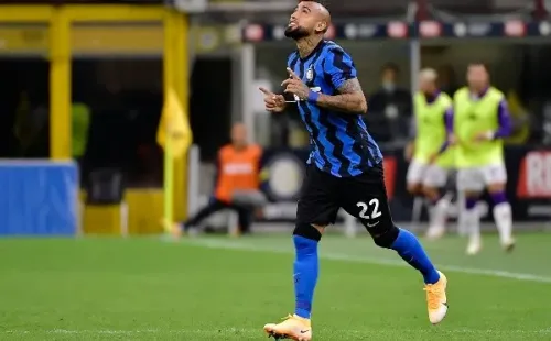 Arturo Vidal jugó sus primeros minutos en el Inter de Milán este fin de semana, en su esperado regreso a la Serie A. (Foto: Getty)