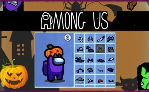 Sombreros de Halloween en Among Us