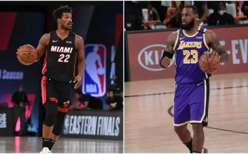 Miami Heat y Los Angeles Lakers jugarán este miércoles 30 de septiembre su primer partido de la final de la NBA. | Foto: NBA.