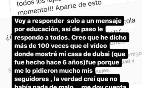 Respuesta Cote López a seguidores