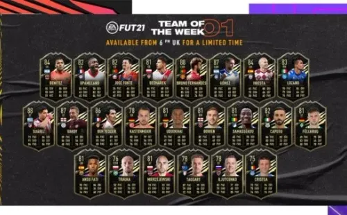TOTW 1 de FIFA 21