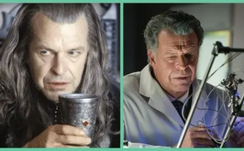 John Noble como Denethor en “El Señor de los Anillos” y como Walter Bishop en “Fringe”.