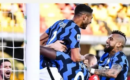 Achraf Hakimi y Romelu Lukaku en Instagram