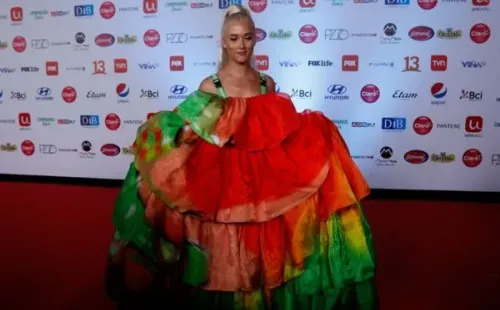 Vesta Lugg en la gala de Viña