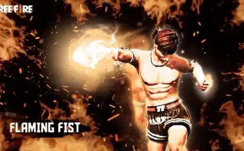 Puños de Fuego la nueva sking de Free Fire