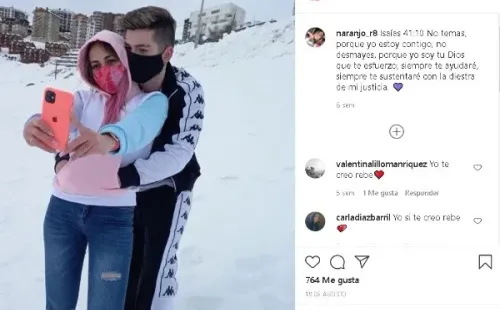 Rebeca Naranjo dedica post a Nano Calderón