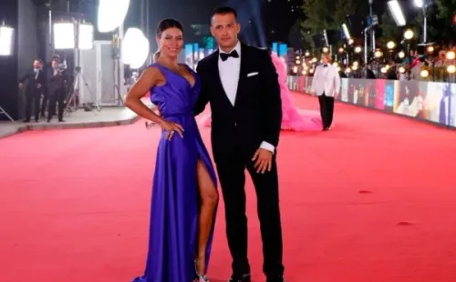 Iván Núñez y Marlene de la Fuente en la gala de Viña | Foto: Agencia Uno