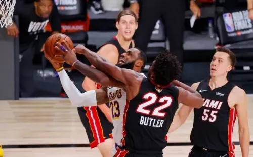 Butler fue la gran figura de Miami Heat ante Los Angeles Lakers. Foto: Getty Images