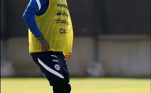 Entrenamiento de la selección chilena para las Eliminatorias Qatar 2022