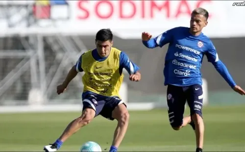 Entrenamiento de la selección chilena para las Eliminatorias Qatar 2022
