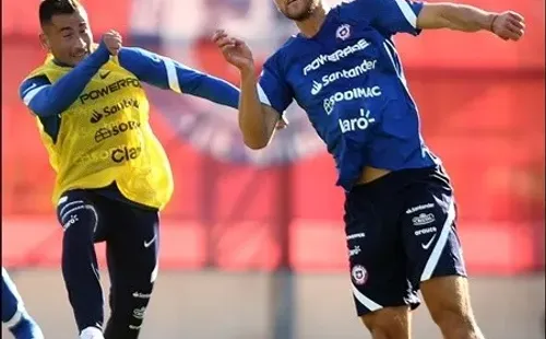 Entrenamiento de la selección chilena para las Eliminatorias Qatar 2022