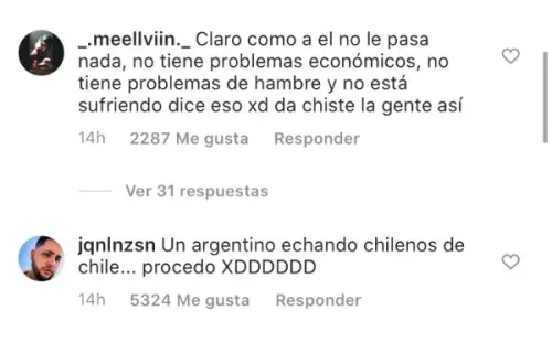 Celebridades reaccionan a los dichos de Leandro Penna.(4)