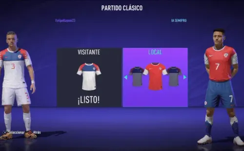 Selección chilena en FIFA 21
