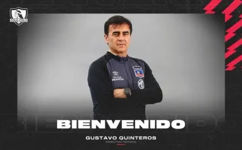 Gustavo Quinteros ya es el nuevo DT de Colo Colo.