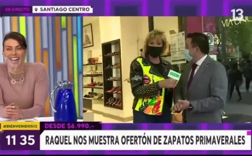 Raquel Argandoña se encuentra con Patricio Mendoza | Foto: Bienvenidos