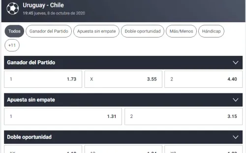Estas son las cuotas para que te la juegues por la Roja en el inicio de las Eliminatorias a Qatar 2022. | Foto: Optibet.
