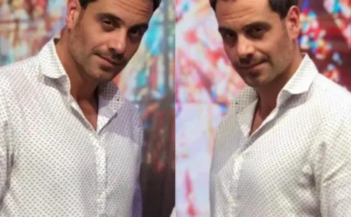 Julio Jung Jr. y su otro yo, como dijo en Instagram.