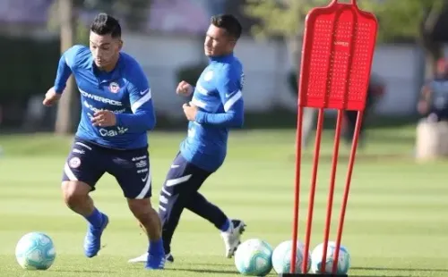 Lorenzo Reyes y Jean Meneses en la selección chilena