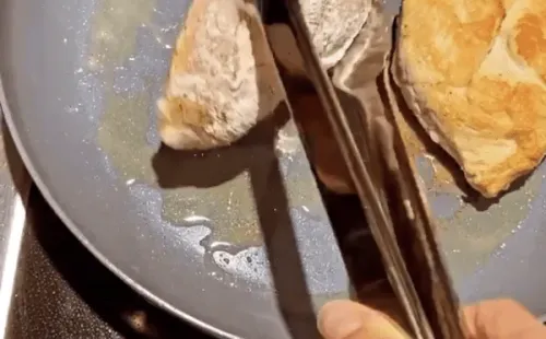 Gigi Hadid muestra su cena