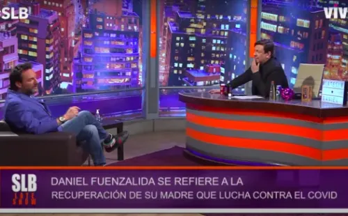 Daniel Fuenzalida conversando con Julio César Rodríguez en “Síganme los Buenos”.