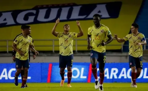 Luis Fernando Muriel fue la gran figura de Colombia ante Venezuela y mete miedo a la Roja. Foto: Getty Images