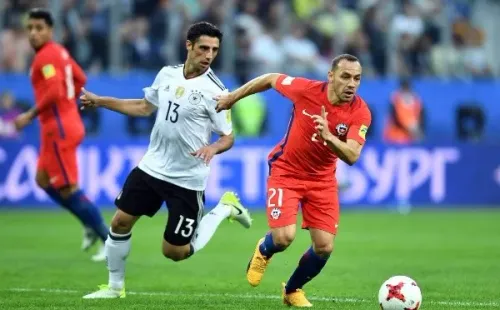 Marcelo Díaz fue uno de los pilares de la generación dorada que levantó dos Copa América. Foto: Agencia Uno