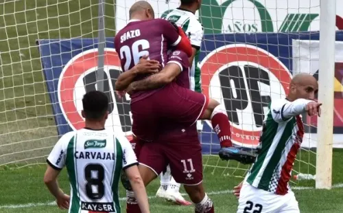 Humberto Suazo fue la gran figura de Deportes La Serena ante Palestino. Foto: Agencia Uno