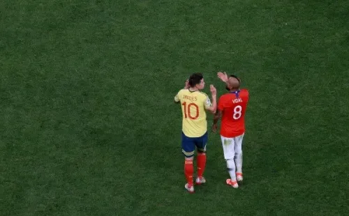 James y Vidal fueron compañeros en la Bundesliga, donde cultivaron una gran amistad.