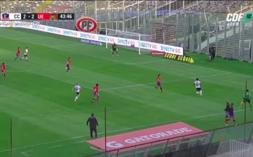 Tercer gol de Colo Colo (Pantallazo)