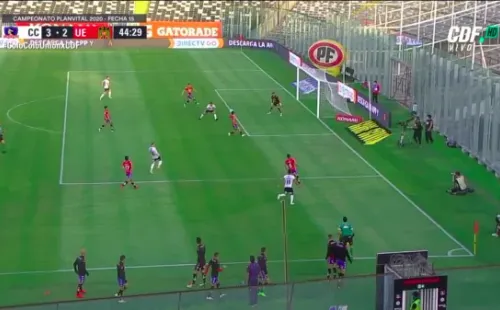 Tercer gol de Colo Colo (Pantallazo)