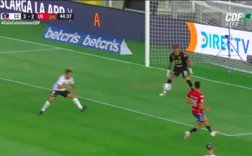 Tercer gol de Colo Colo (Pantallazo)