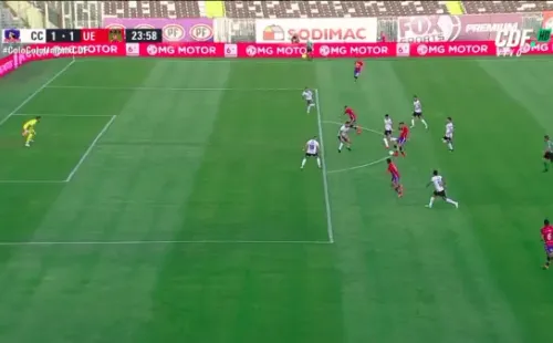 Primer gol de Unión Española (Pantallazos)