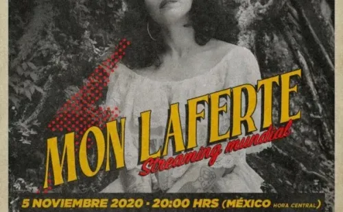 El afiche del show en streaming que prepara Mon Laferte.