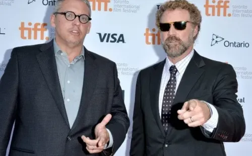 El director Adam McKay junto a uno de sus fieles colaboradores, Will Ferrell.