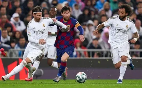 Barcelona y Real Madrid animan un partidazo por La Liga de España. Foto: Getty Images