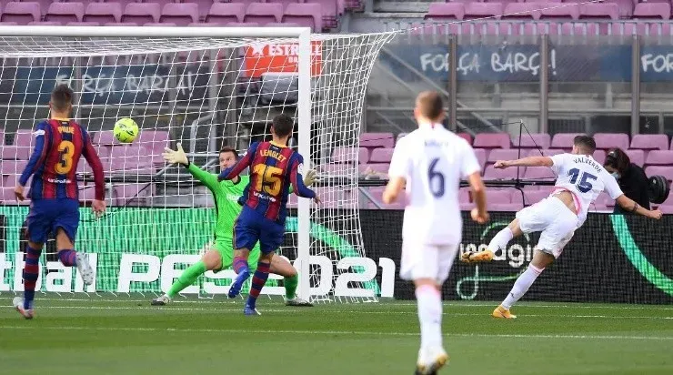 Cinco minutos duró el marcador en cero entre Barcelona y Real Madrid. Foto: Getty Images